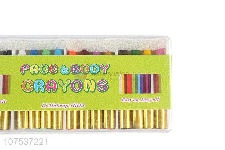 Wholesale 16 Colors Safe Non-Toxic Body Face Paint Crayon