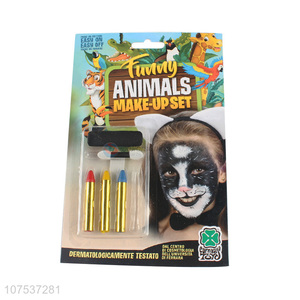 Competitive Price Animals Make Up Set 4 Colors Face Paint Crayon