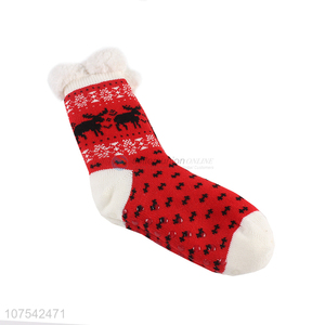 Good Quality Christmas Socks Winter Soft Indoor Non-Slip  Floor Socks
