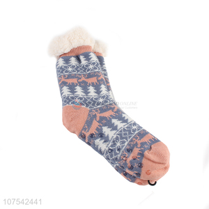 Good Quality Winter Warm Indoor Non-Slip Floor Socks Christmas Socks