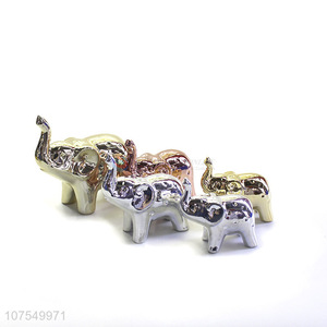 Best Sale Simulation Elephant Ceramic Ornaments For Home Decoration