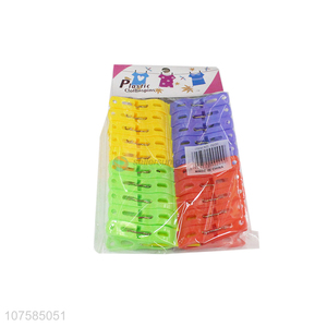 Wholesale Colorful Plastic Clothespins Plastic Clips