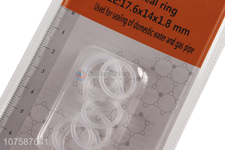 Hot selling 17.6*14*1.8mm white silicone seal ring for sealing