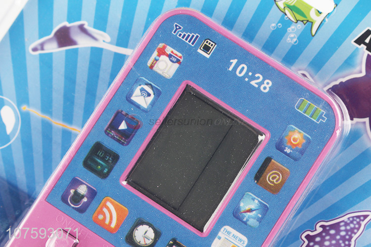 Popular products portable brick game handheld brick game tetris sliding blocks