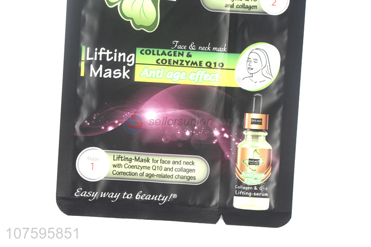 Direct Price Collagen & Coenzyme Q10 Anti-Aging Face And Neck Lifting-Mask
