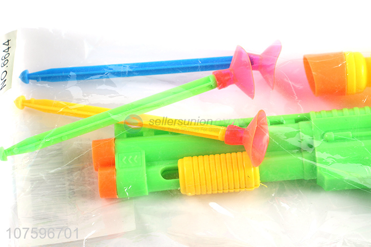 Low price children plastic toy gun soft needle gun toy for kids
