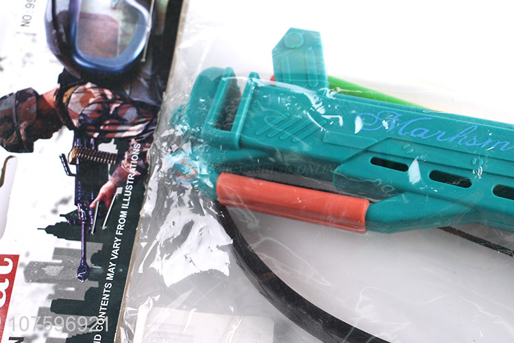 Wholesale popular kids plastic toy plastic bow arrow toy gun set