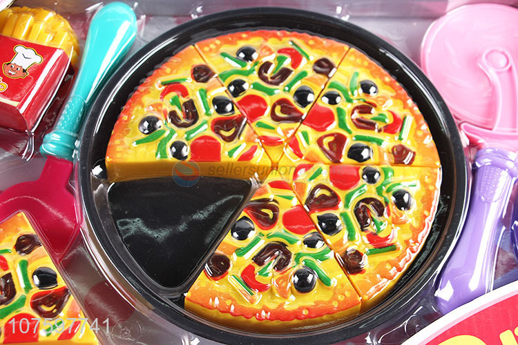 New arrival children pretend play pizza toy kids plastic toys