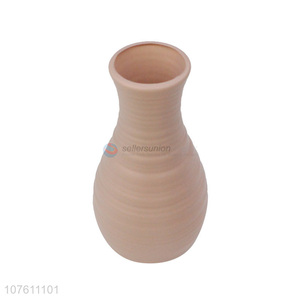 Hot selling indoor modern <em>plastic</em> <em>flowerpot</em> imitation ceramic planter pot