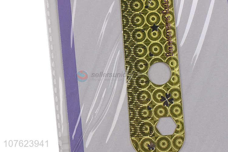 Best selling multi-function painting 3D laser bookmark ruler for kids
