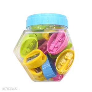 Hot Selling Colorful Oval Pencil Sharpener For Students