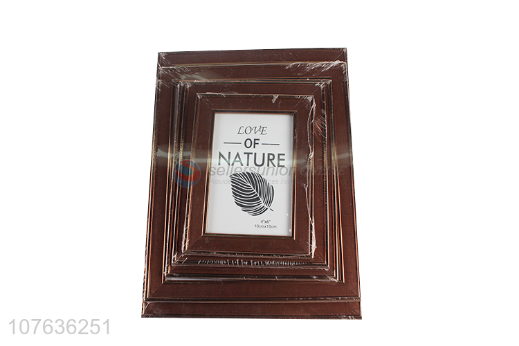 Best selling home wall decorative picture frame plastic photo frame