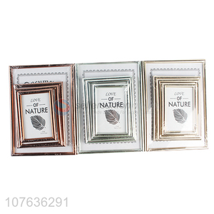 Cheap price hang on the wall plastic photo/picture frame