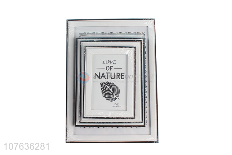 Fashionable design rectangle cheap price decoration wall photo frame
