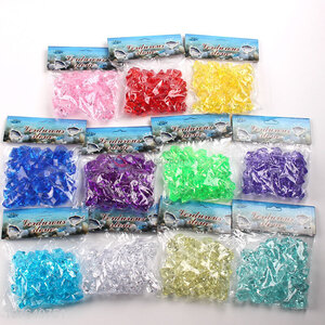 Low price acrylic multicolor plastic landscaping craft material 100g