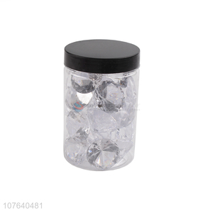 Acrylic color diamond transparent plastic landscaping decoration 2.5g