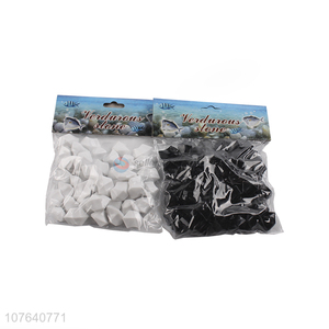 Wholesale acrylic black white suit plastic fish tank landscaping