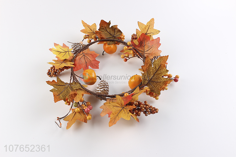 Popular home holiday decorations decorate autumn wreaths