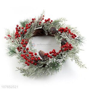 Christmas decoration Christmas tree decoration red fruit short branches