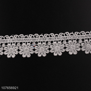 China factory decorative lace ribbon with flower pattern