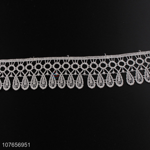 Top fashion decorative lace trim ribbon for garment accessories