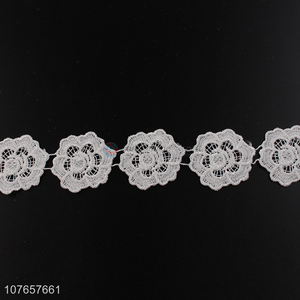 Wholesale popular white lace trim for clothing accessories