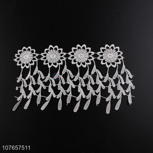 China factory new style lace trim embroidered lace for garment
