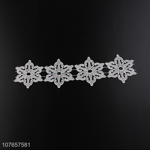 New fashion white embroidery lace trimming for dressing
