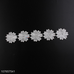 Wholesale facory price white lace trim for dressing decoration