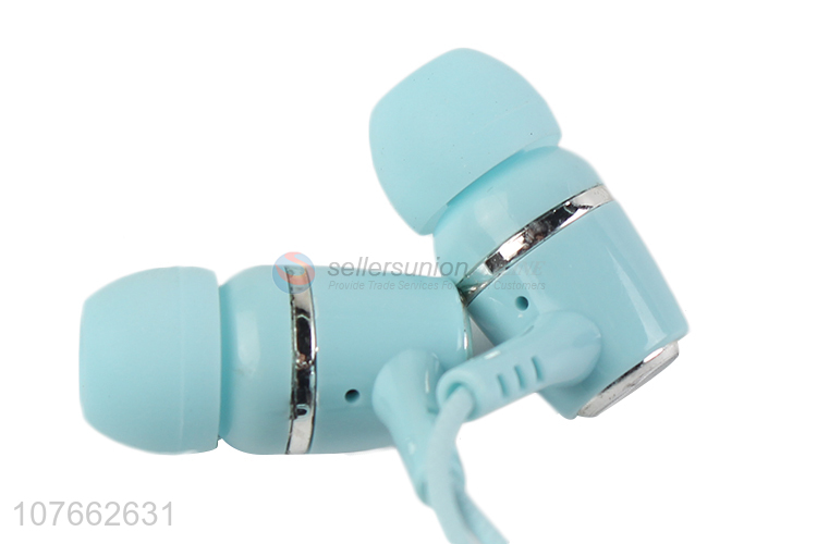 Good sale macaron color in-ear earphones for women and girls