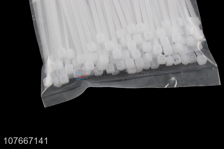 High quality convenient white reusable nylon cable ties