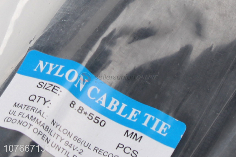 Low price black good quality nylon cable ties