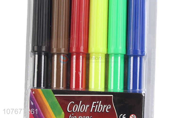 High quality six-color children's drawing graffiti pen color ink pen set