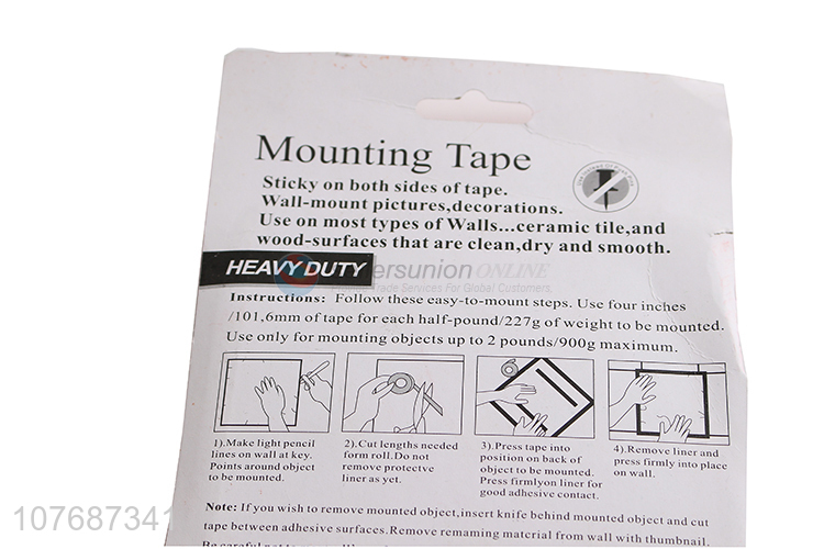 Top sale adhesive tape double sided mounting tape 