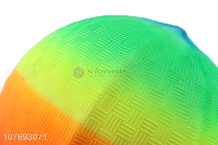 New style elastic toy ball hairy rainbow playground ball for child