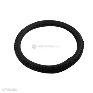 New black non-slip interior products car steering wheel cover