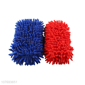Wholesale car wash and wipe car double-sided chenille thickened car cleaning cloth