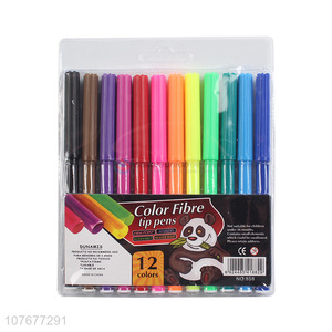 High quality color fiber marker pen painting equipment watercolor pen set
