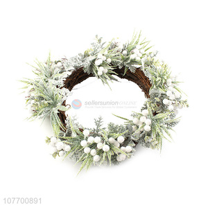 High quality Christmas wreath artificial garland for home decoration