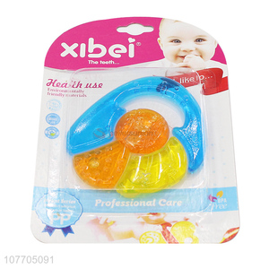 Low price soft eco-friendly infant teething toy baby teether