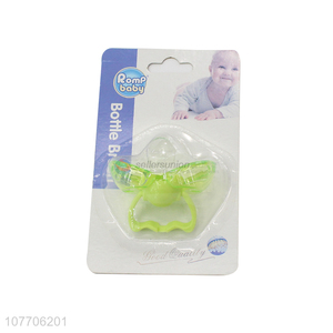 Promotional soft baby pacifier nipple bpa free infant teething toy