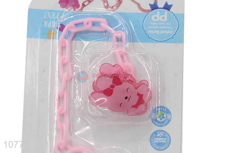 Popular products baby pacifier chain baby nipple clip