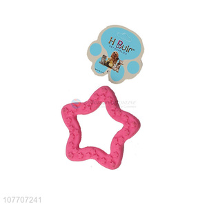 High-quality pet toys non-toxic molar five-pointed star toys