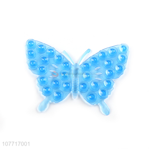 Hot Sale Butterfly Shape Magic Double Sided Silicone Sucker