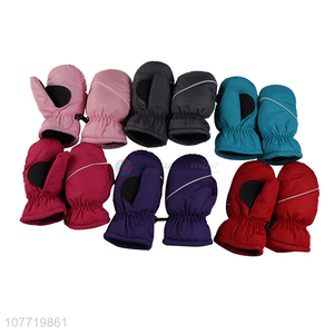 High quality thickened multicolor warm and windproof outdoor gloves