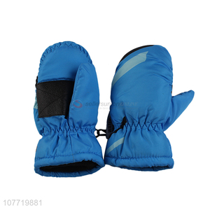 Children outdoor warming activities thickened cold and moisture-proof gloves