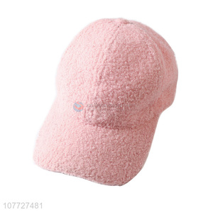 Best Quality Pink Peak Cap Comfortable Baseball Cap Winter Hat