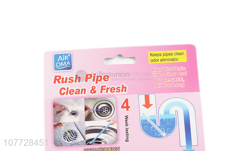 High quality pink strip freshener sewer pipe deodorant
