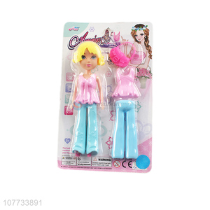 Pretty doll fashion doll toys with clothing accessories