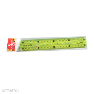 High quality plastic straight ruler student ruler for drawing
